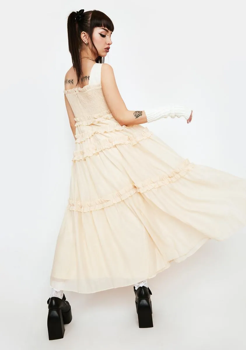 Buttercup Ruffled Maxi Dress sold by Dolls Kill product image thumbnail 4