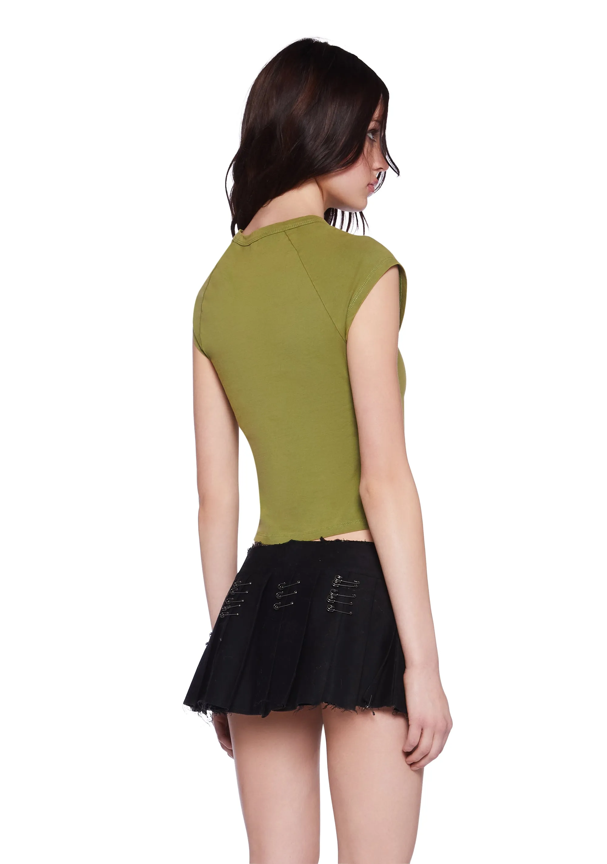 Miss Independent Crop Top sold by Dolls Kill product image thumbnail 4