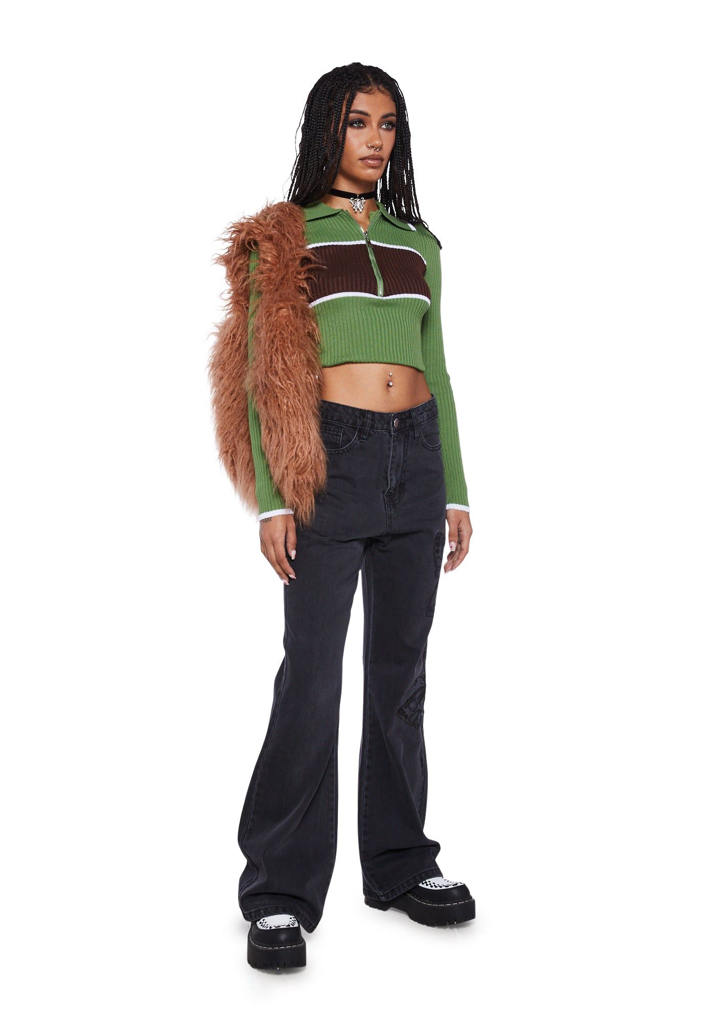 Butterfly Denim Jeans sold by Dolls Kill product image thumbnail 2