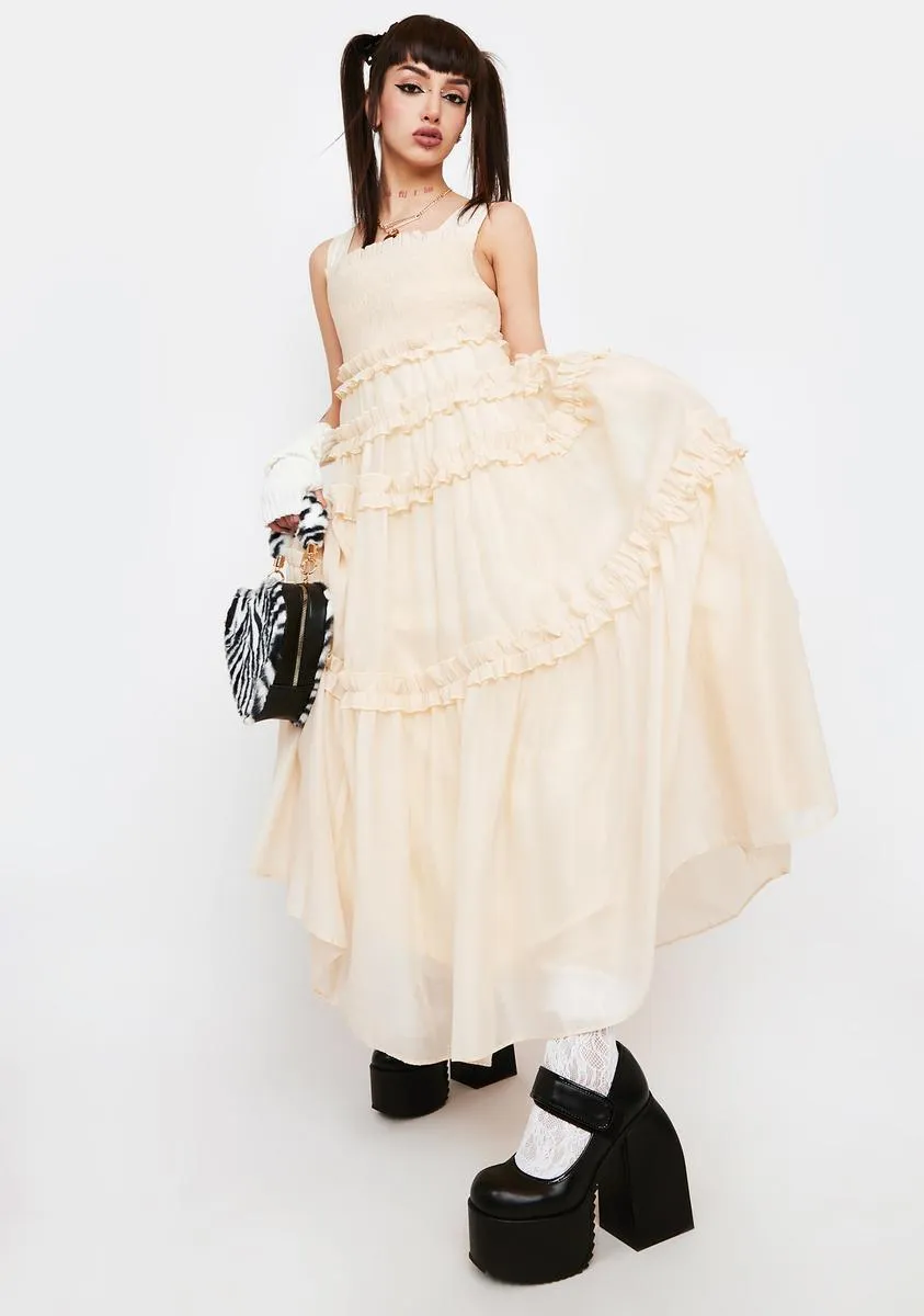 Buttercup Ruffled Maxi Dress sold by Dolls Kill product image thumbnail 2