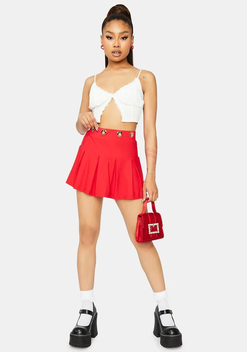 Angel Booked And Busy Lace Crop Tank sold by Dolls Kill product image thumbnail 3