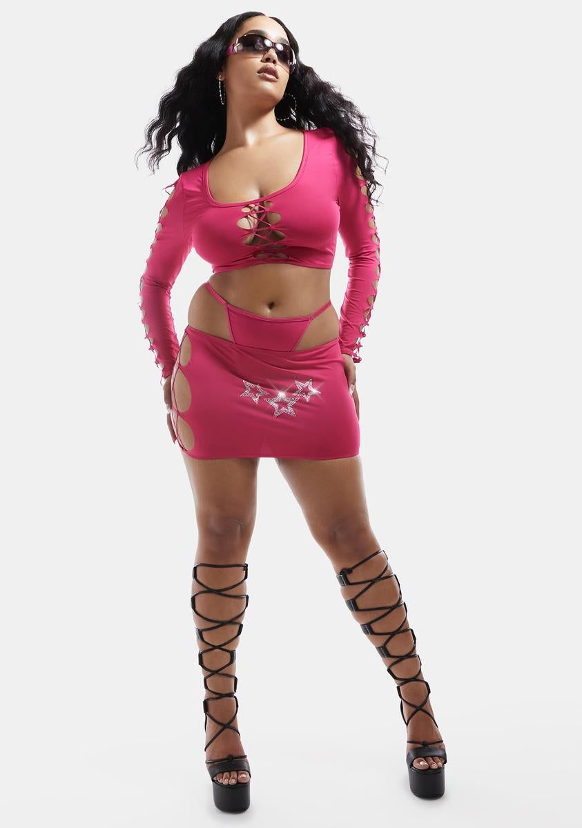 Plus Flirt Skirt Set sold by Dolls Kill product image thumbnail 3