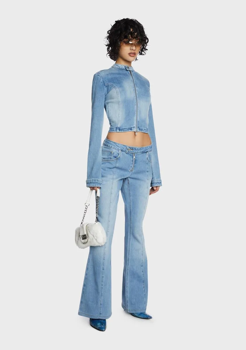 Denim Outlaw Jacket sold by Dolls Kill product image thumbnail 3