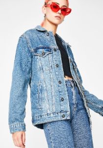Hardcore Denim Jacket sold by Dolls Kill