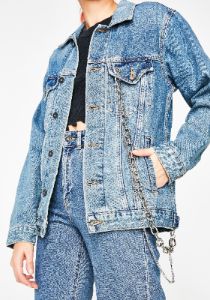 Hardcore Denim Jacket sold by Dolls Kill