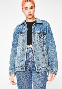 Hardcore Denim Jacket sold by Dolls Kill