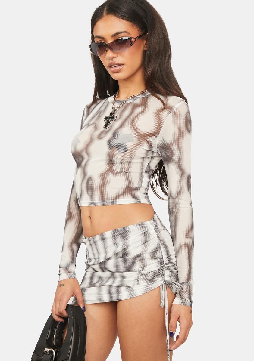 Blowing Smoke Skirt Set sold by Dolls Kill product image thumbnail 2