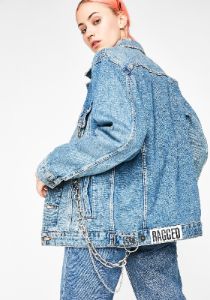 Hardcore Denim Jacket sold by Dolls Kill