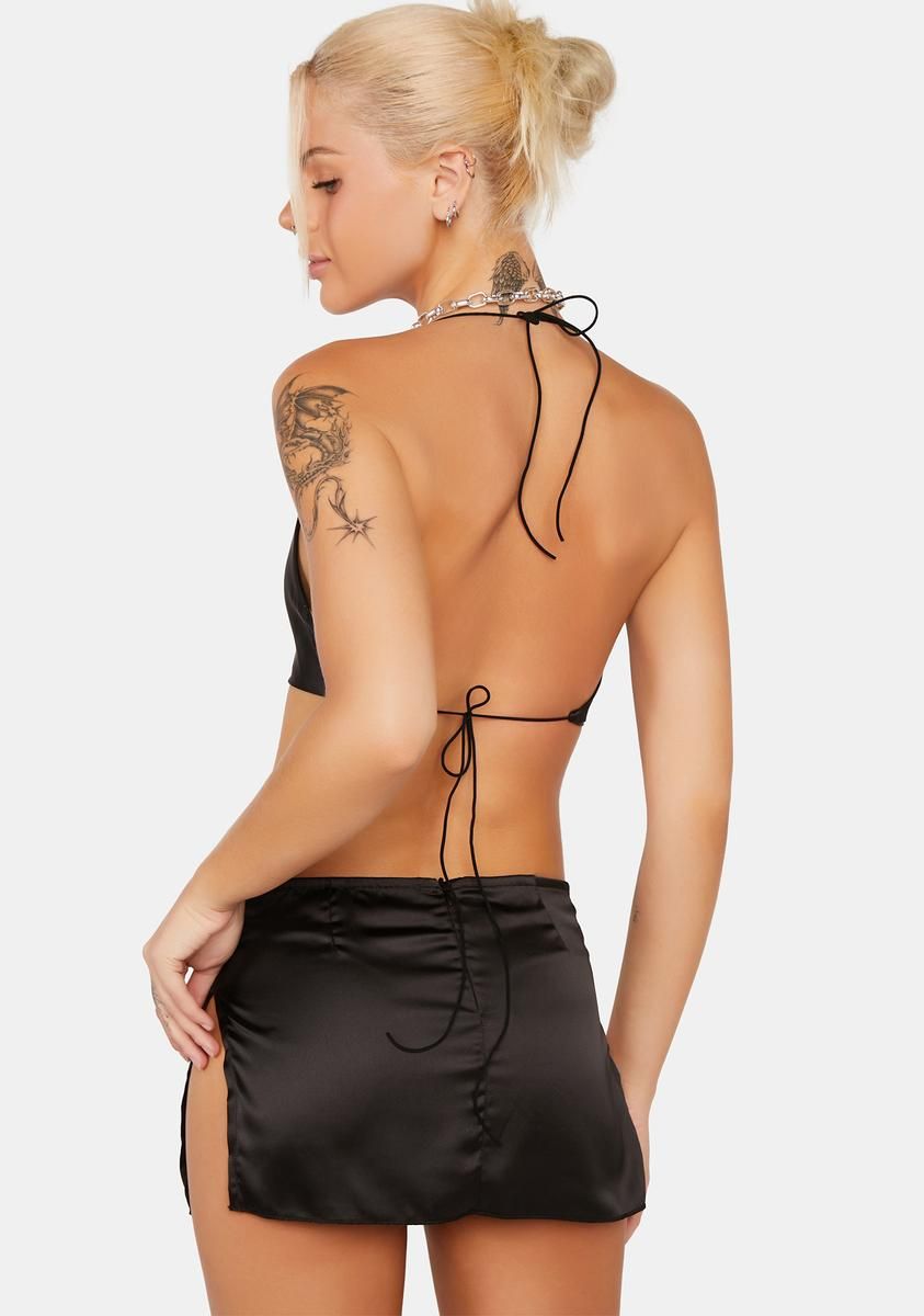 Onyx Challenge Me Skirt Set sold by Dolls Kill product image thumbnail 4