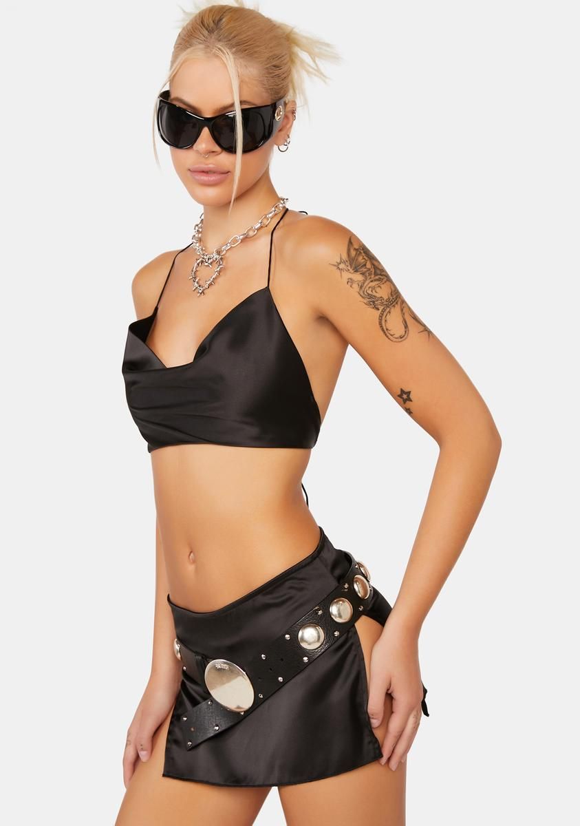 Onyx Challenge Me Skirt Set sold by Dolls Kill product image thumbnail 2