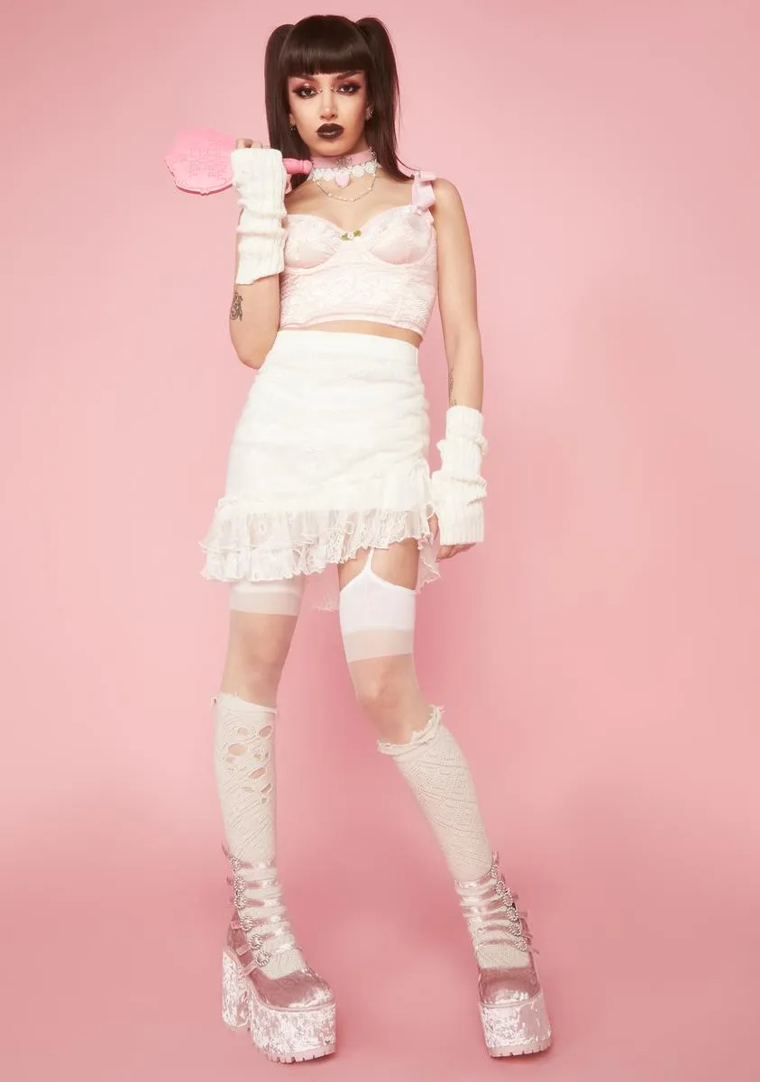 Graceful Gifts Asymmetrical Skirt sold by Dolls Kill product image thumbnail 3