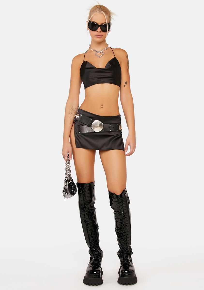 Onyx Challenge Me Skirt Set sold by Dolls Kill product image thumbnail 3