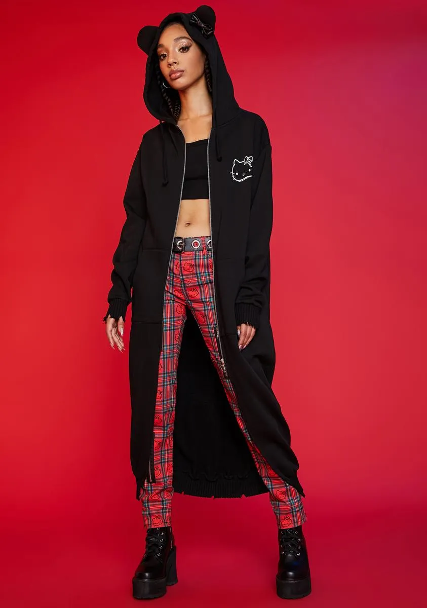 True To Myself Longline Hoodie sold by Dolls Kill