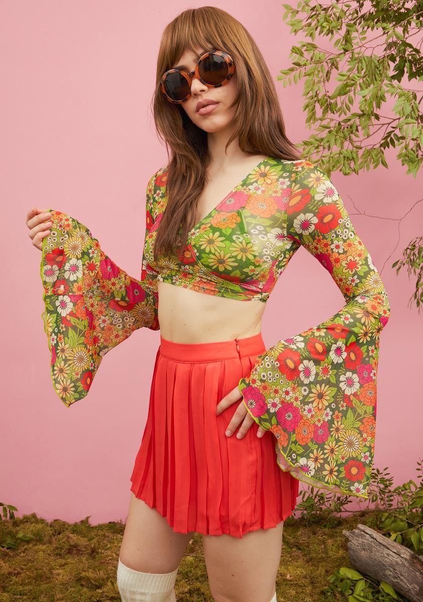 Modern Love Wrap Crop Top sold by Dolls Kill product image thumbnail 2