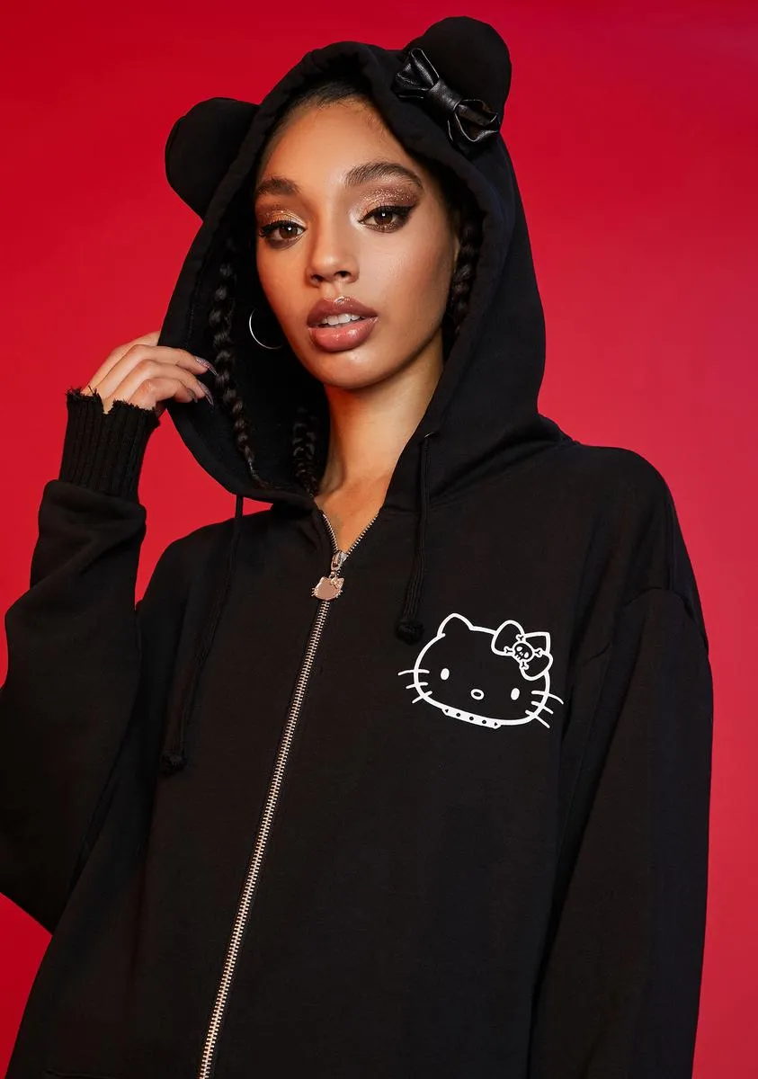 True To Myself Longline Hoodie sold by Dolls Kill product image thumbnail 2