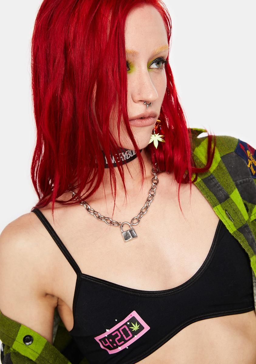 420 Clock Bralette sold by Dolls Kill product image thumbnail 2