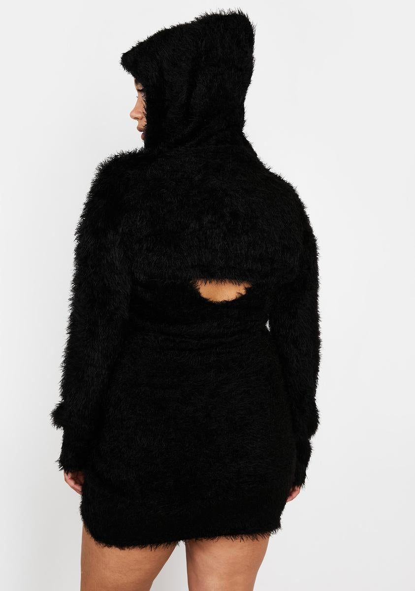 Plus Down Tonight Fuzzy Shrug sold by Dolls Kill product image thumbnail 4