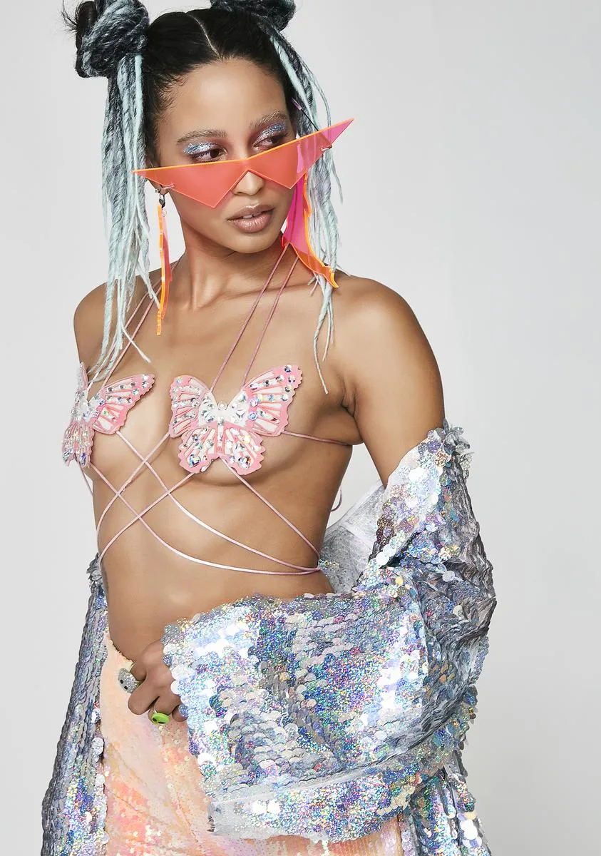 Starry Eyed Surprise Bra Top sold by Dolls Kill product image thumbnail 2