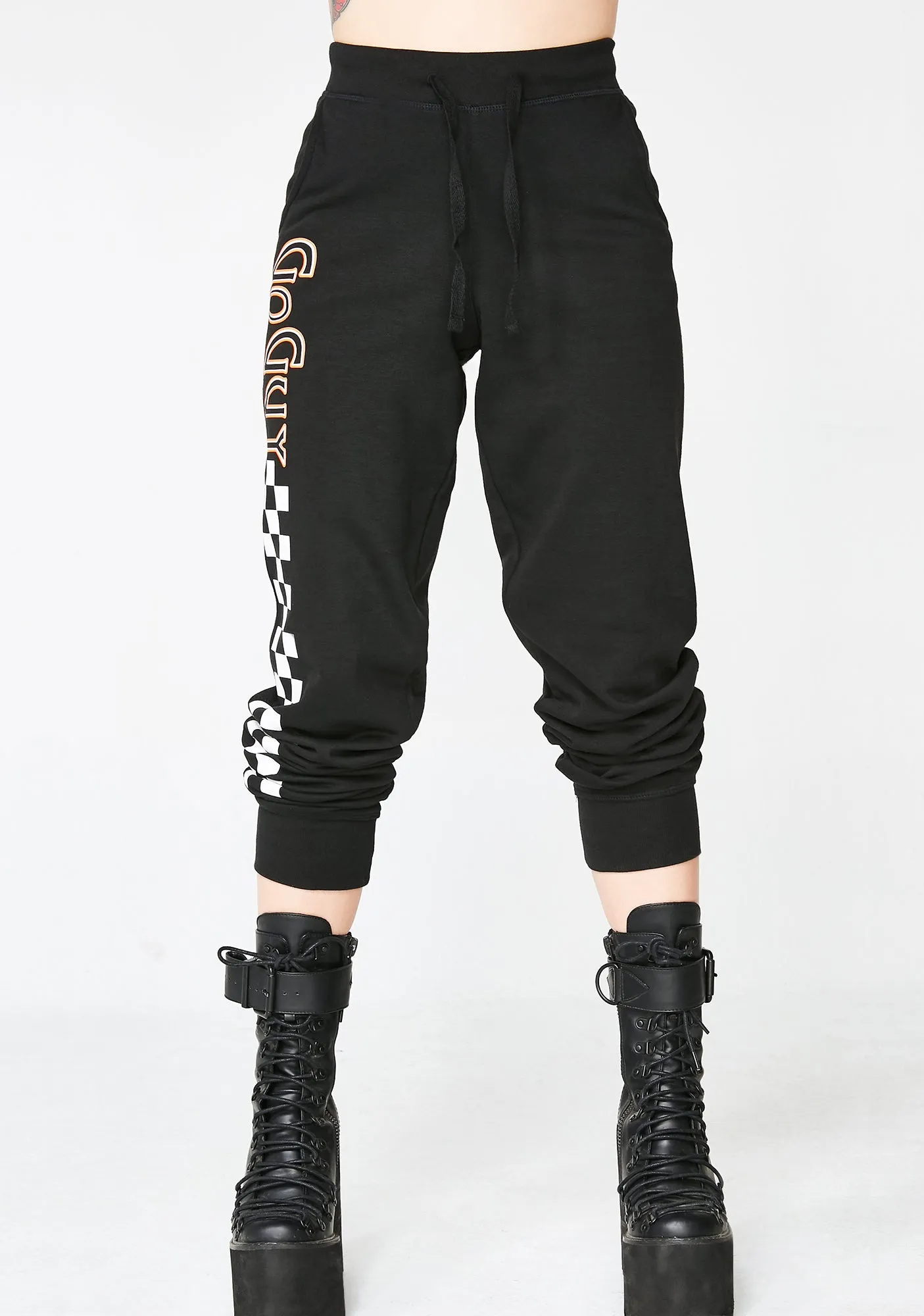 Checkerboard Joggers sold by Dolls Kill product image thumbnail 4
