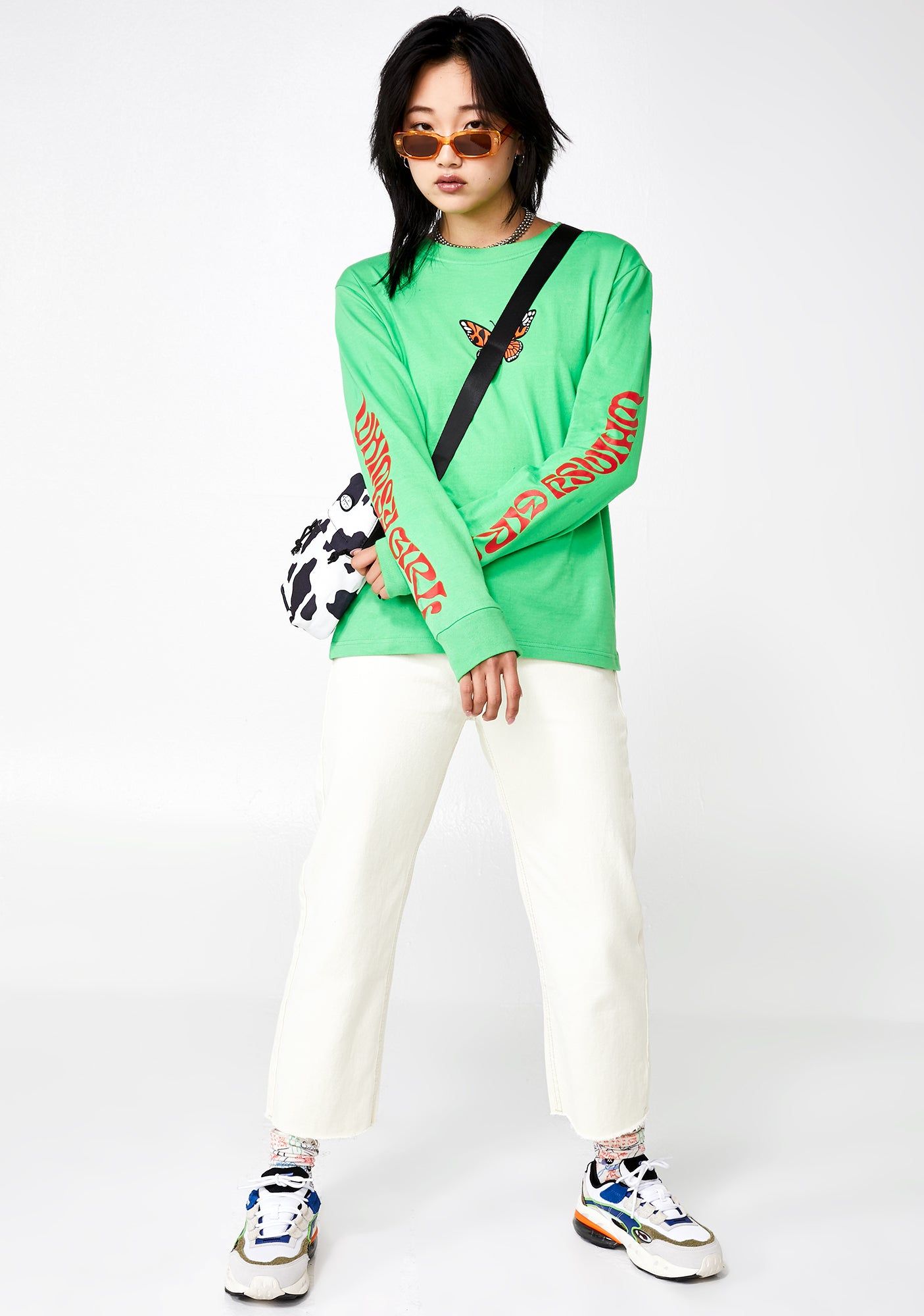 Butterfly Graphic Long Sleeve Tee sold by Dolls Kill product image thumbnail 3