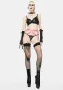 Azma Caged Lace Suspenders sold by Dolls Kill