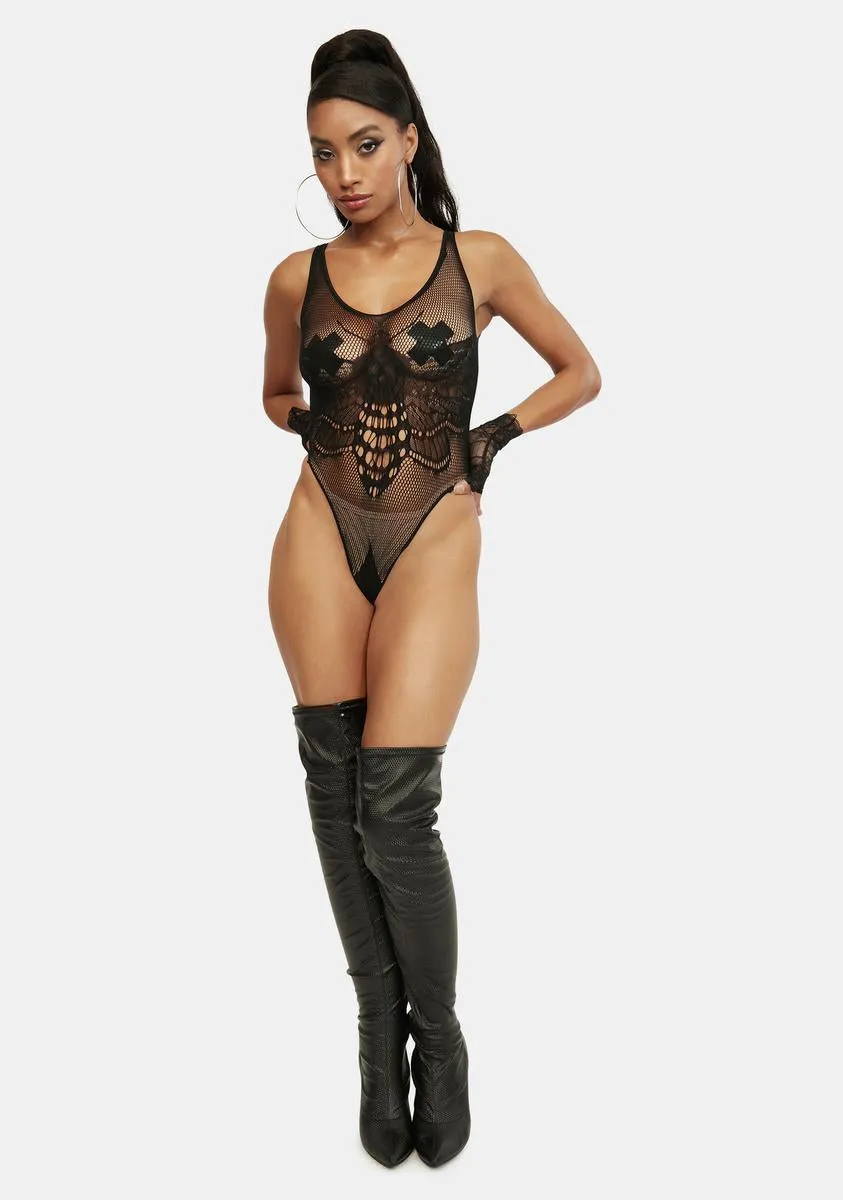 Moth Lace Lingerie Teddy sold by Dolls Kill product image thumbnail 3