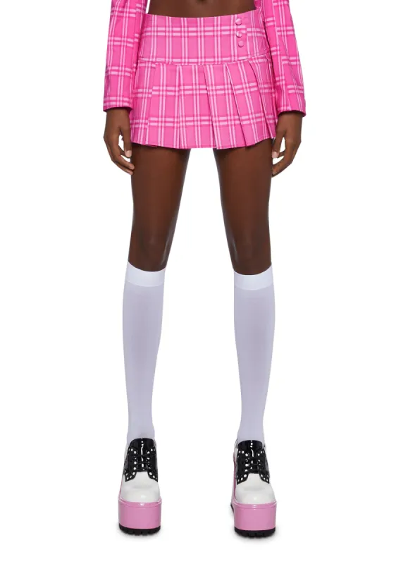Fashionista Confessions Mini Skirt sold by Dolls Kill