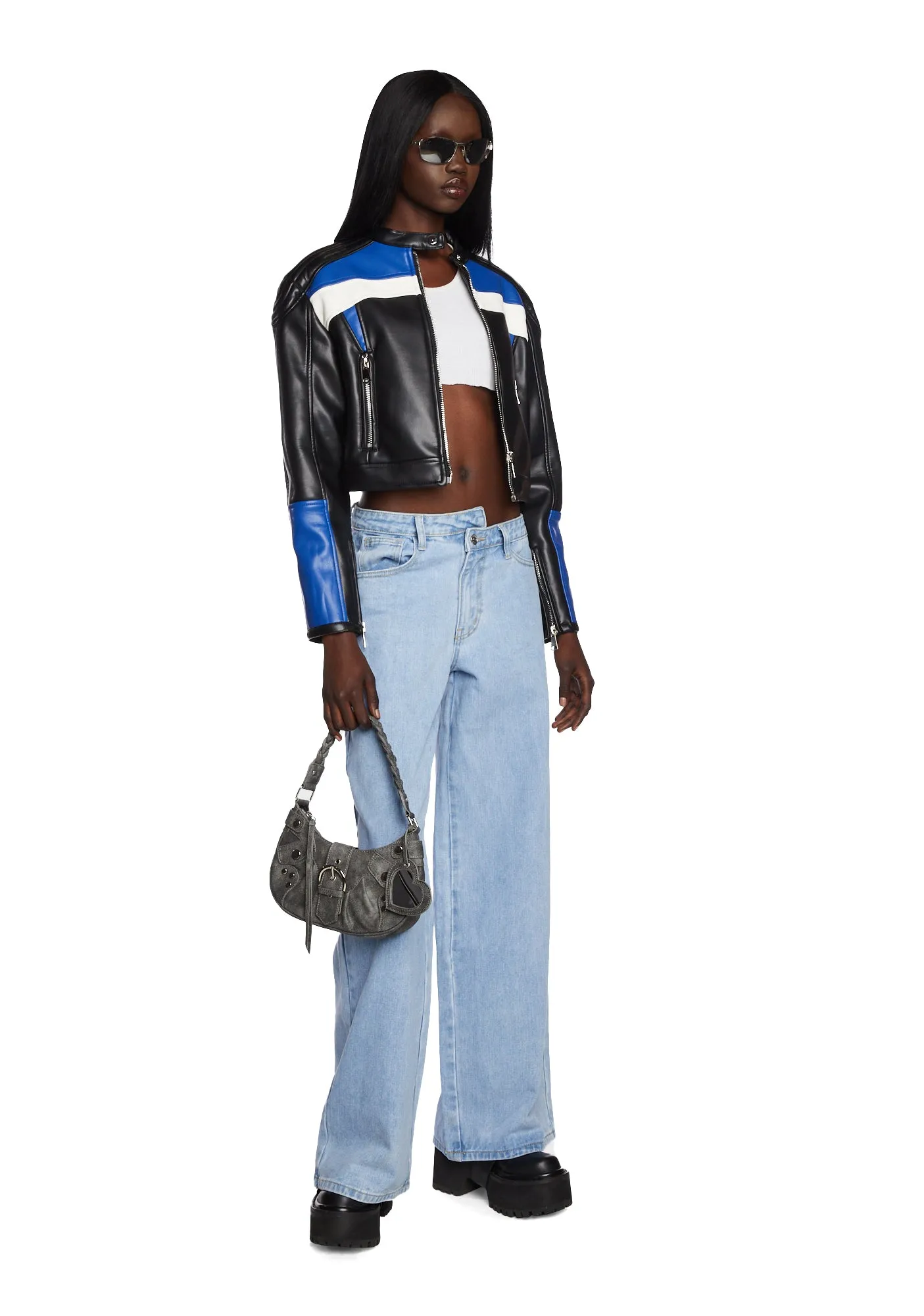 Asymmetric Baggy Jeans sold by Dolls Kill product image thumbnail 2