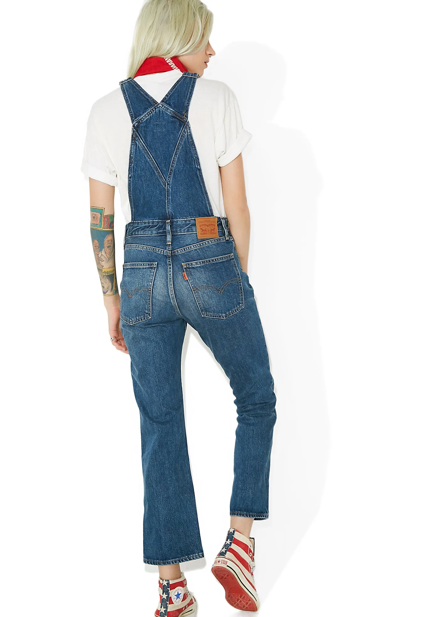 Orange Tab Overalls sold by Dolls Kill product image thumbnail 5