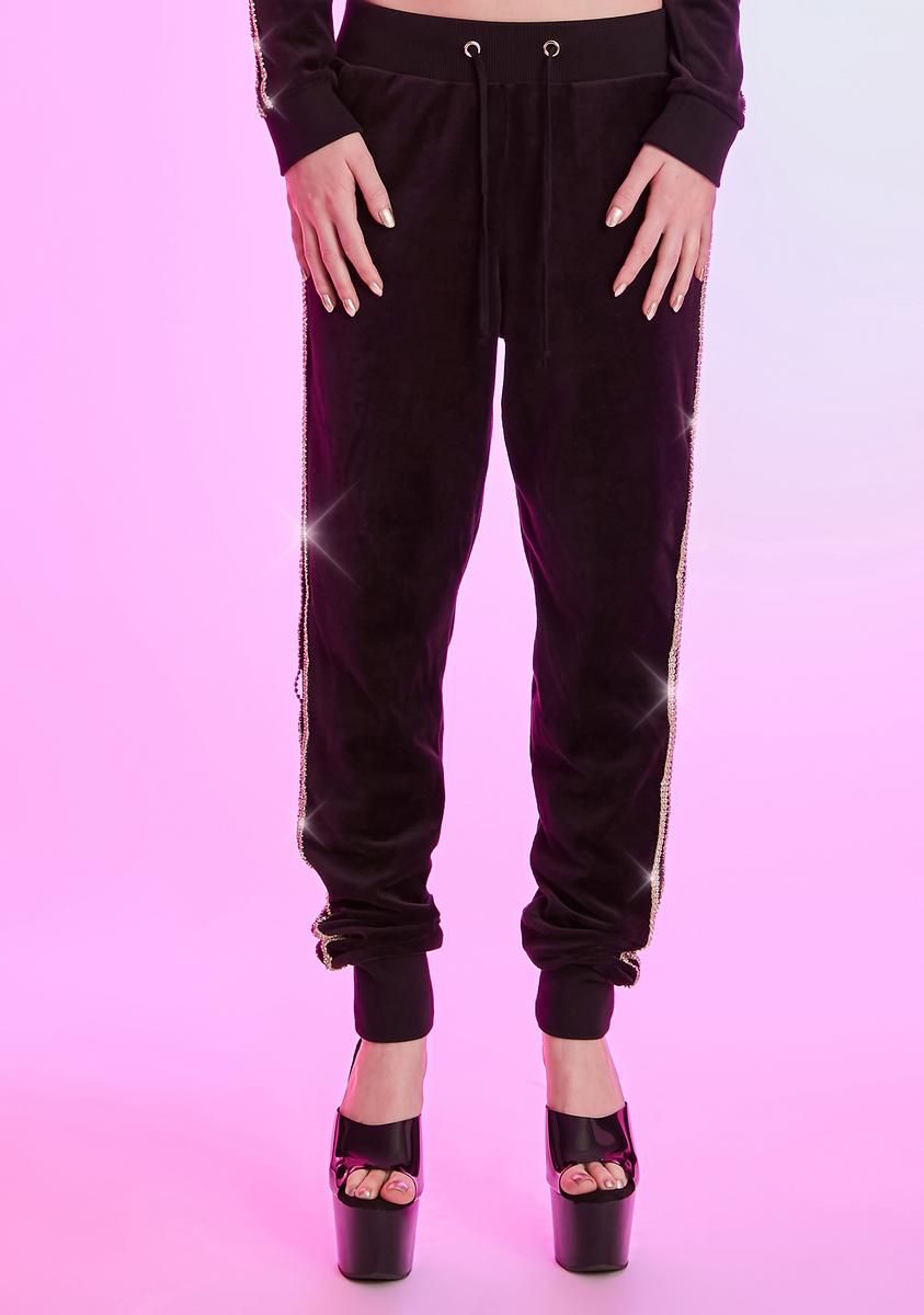 Chasing Checks Rhinestone Trim Joggers sold by Dolls Kill product image thumbnail 5