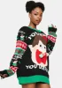 Drink Drank Drunk Christmas Sweater sold by Dolls Kill