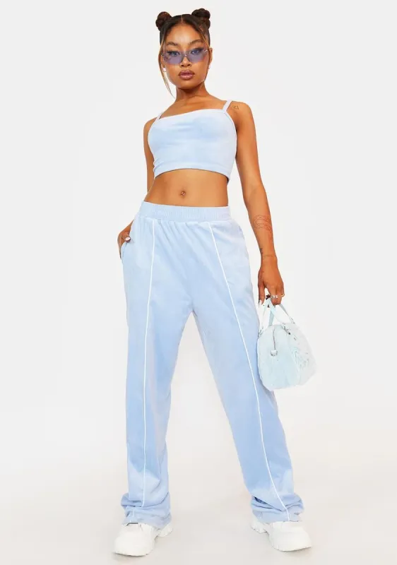 Watch The Clock Velour Lounge Set sold by Dolls Kill