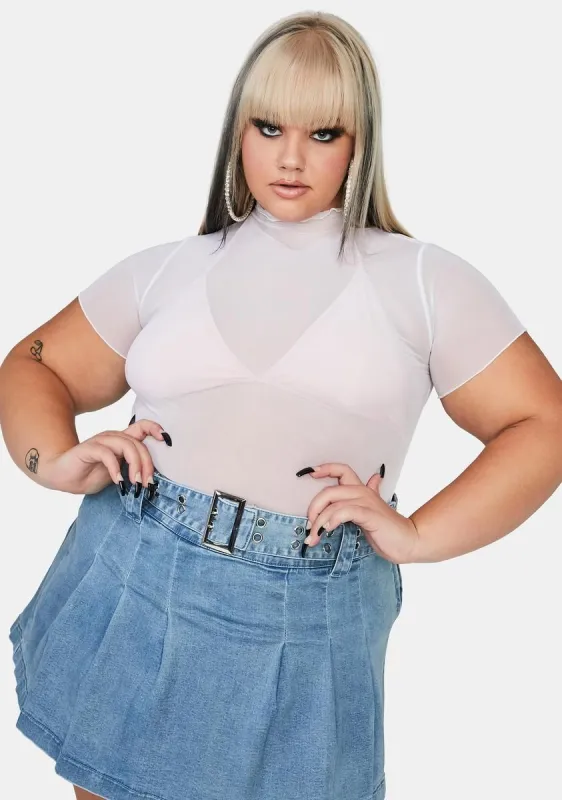 Chill Miss Lil Preview Sheer Top sold by Dolls Kill