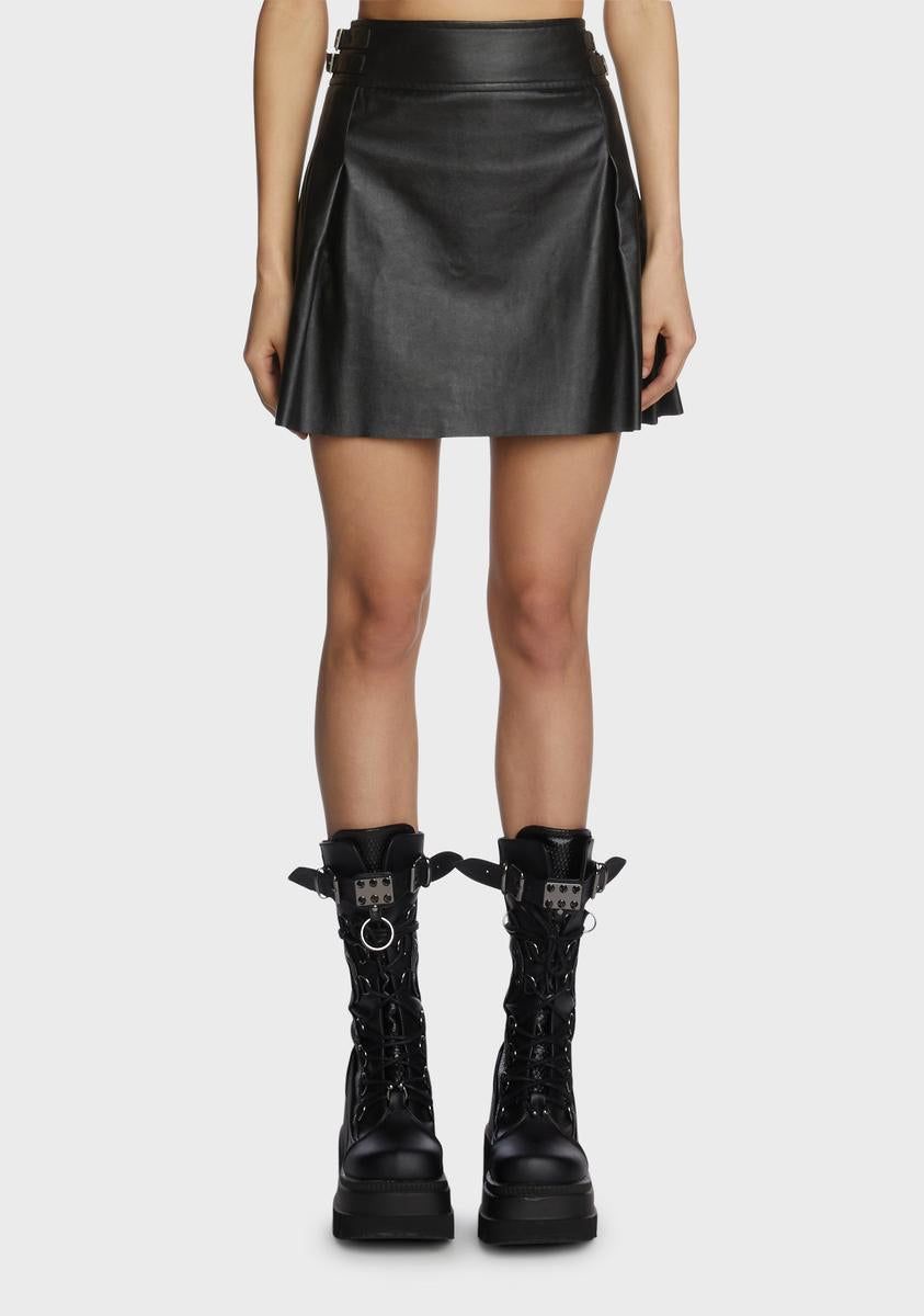 Start Now Pleated Skirt sold by Dolls Kill