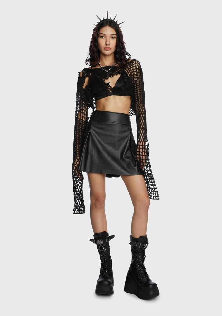 Start Now Pleated Skirt sold by Dolls Kill product image thumbnail 5