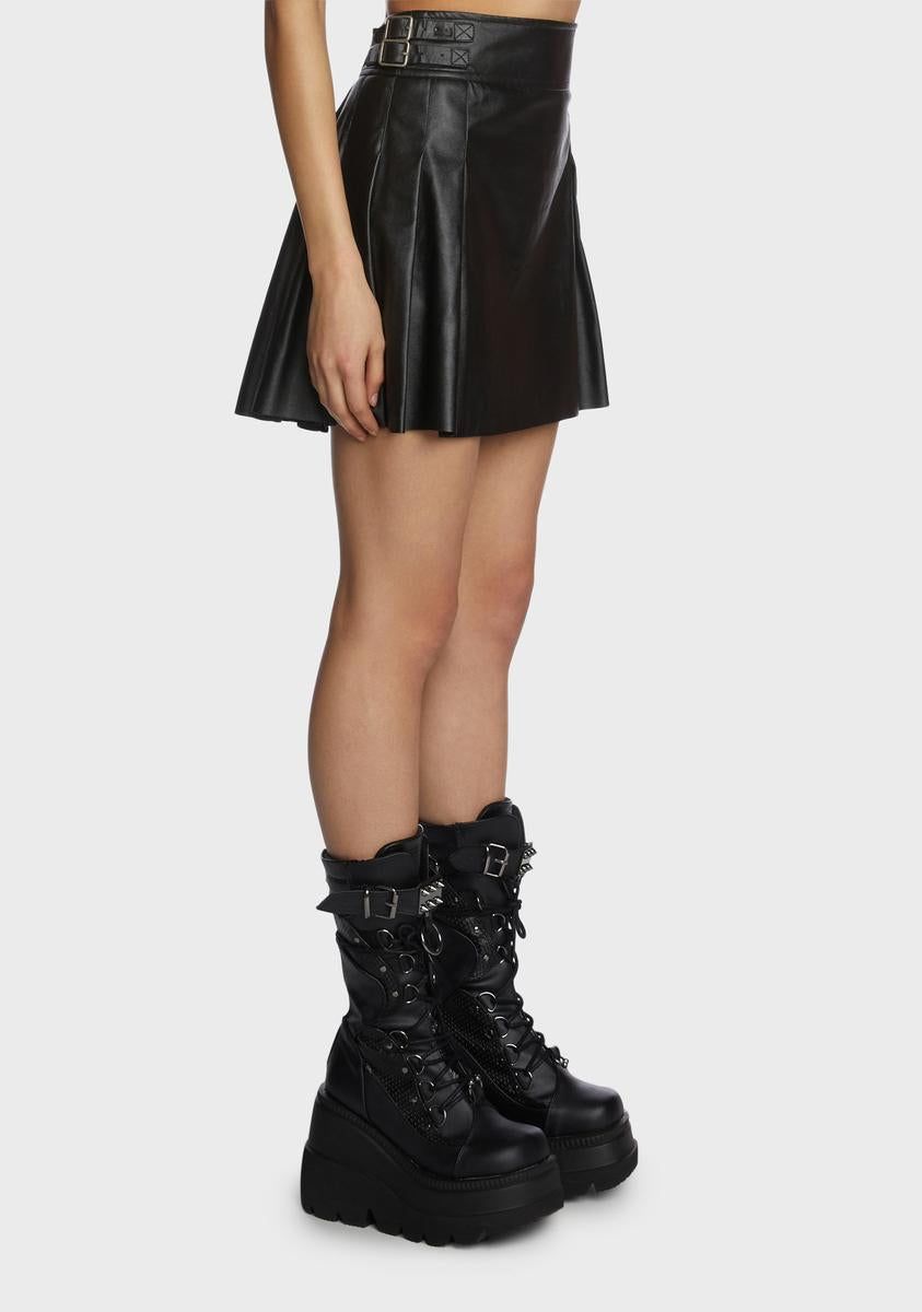 Start Now Pleated Skirt sold by Dolls Kill product image thumbnail 3