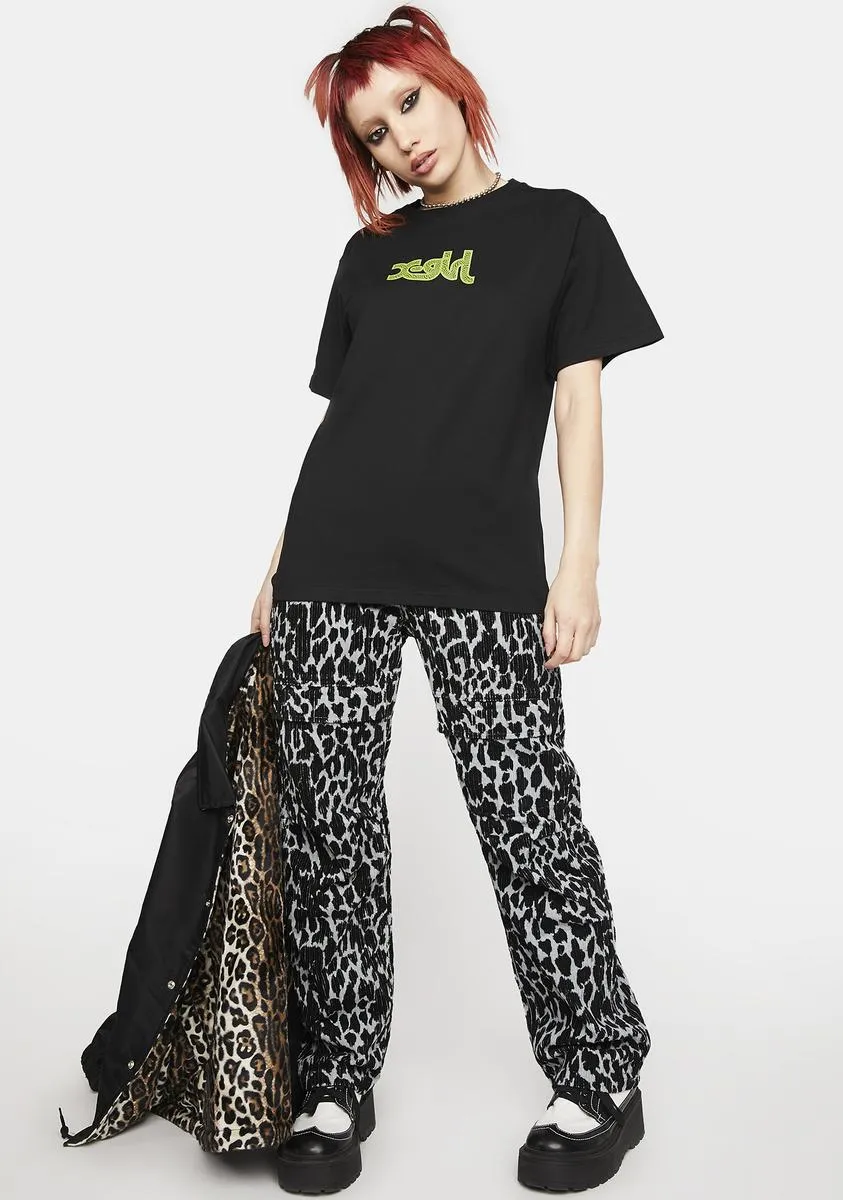 Checkered Logo Graphic Short Sleeve Tee sold by Dolls Kill product image thumbnail 3