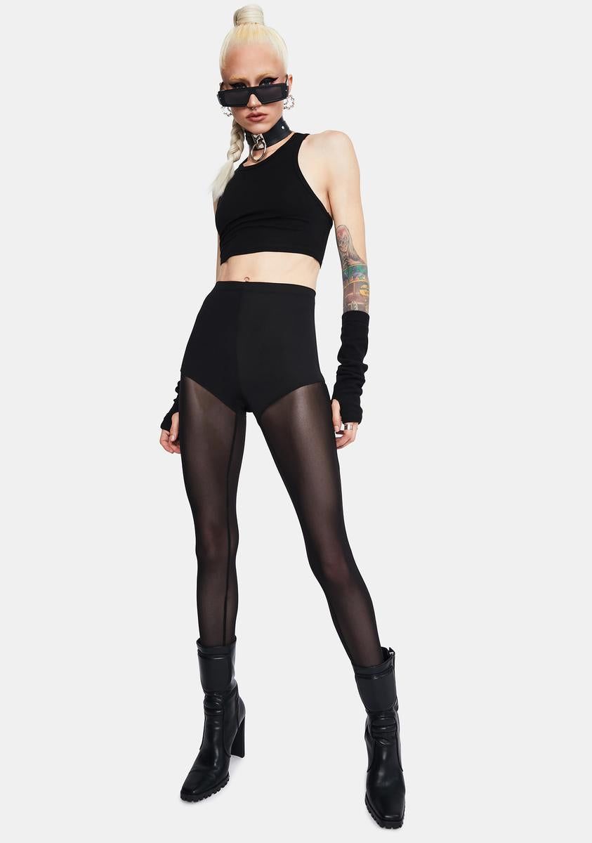 Unlock It Mesh Leggings sold by Dolls Kill product image thumbnail 2