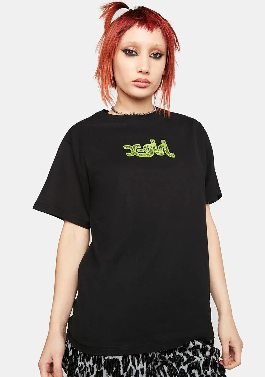 Checkered Logo Graphic Short Sleeve Tee sold by Dolls Kill product image thumbnail 4