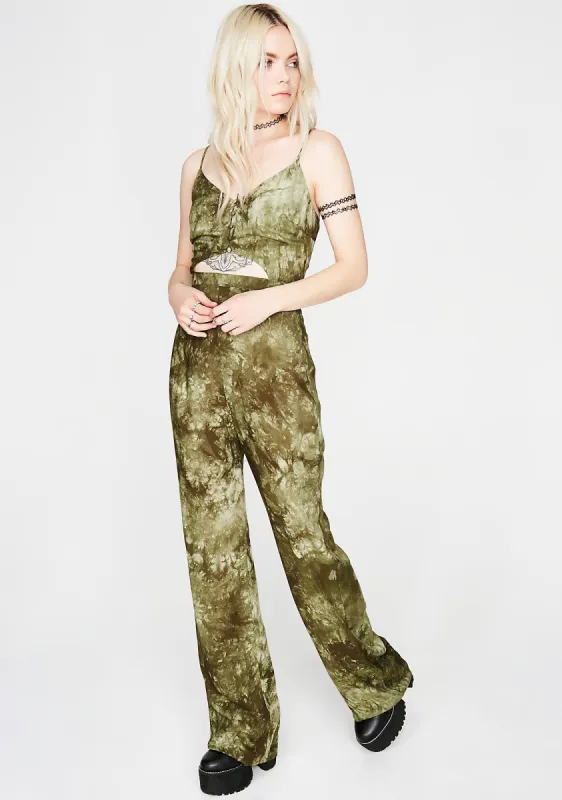 Free Thinker Cut-Out Jumpsuit sold by Dolls Kill
