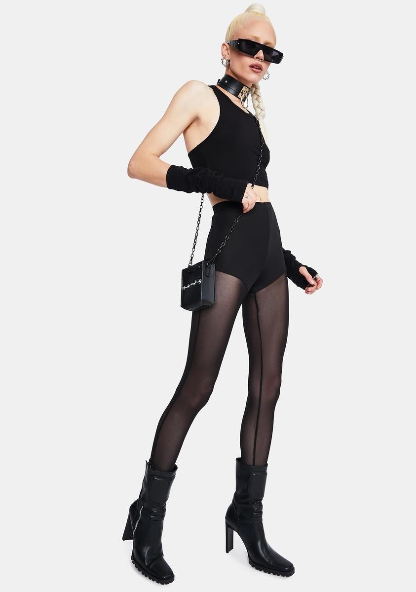 Unlock It Mesh Leggings sold by Dolls Kill product image thumbnail 3