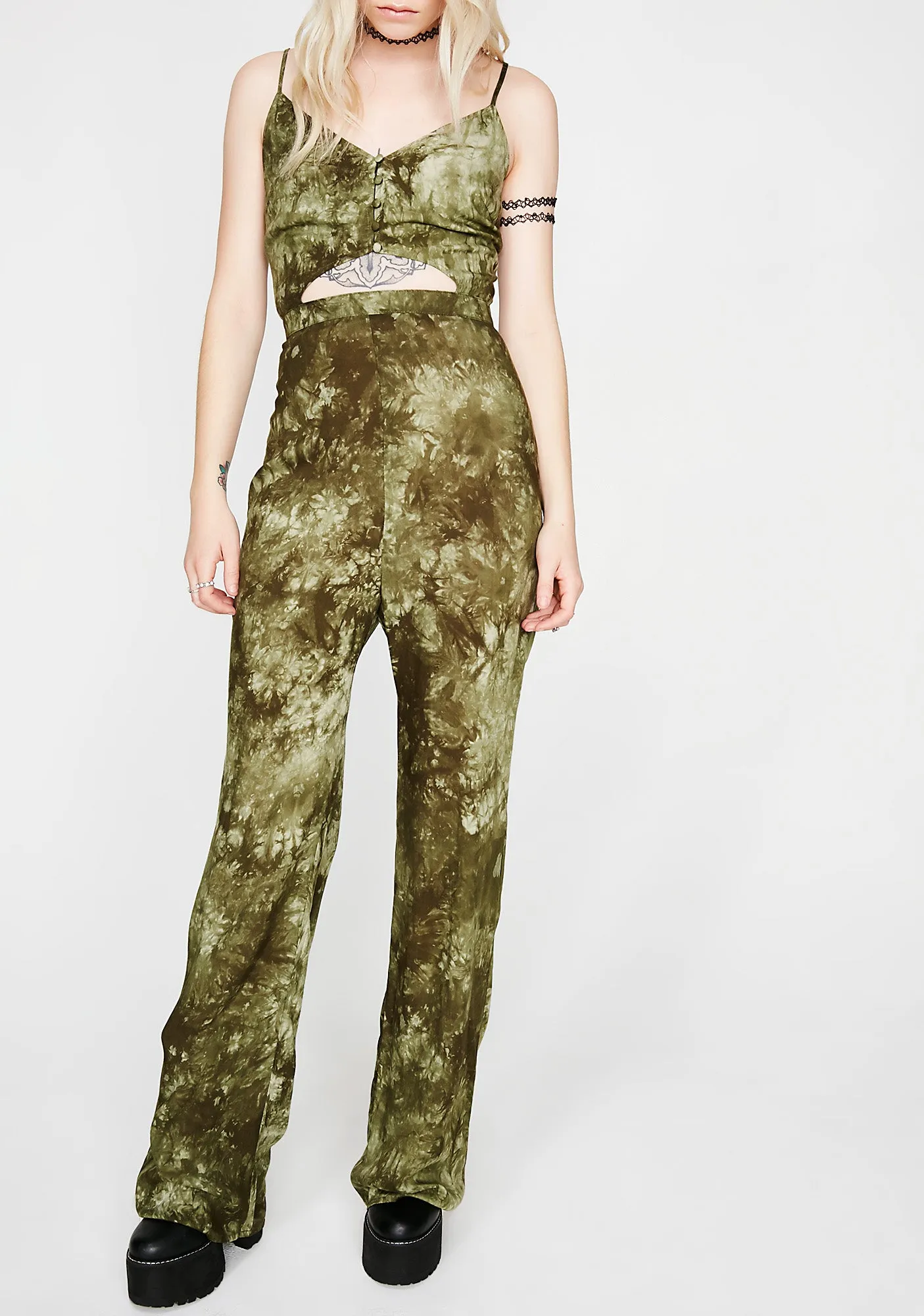 Free Thinker Cut-Out Jumpsuit sold by Dolls Kill product image thumbnail 2