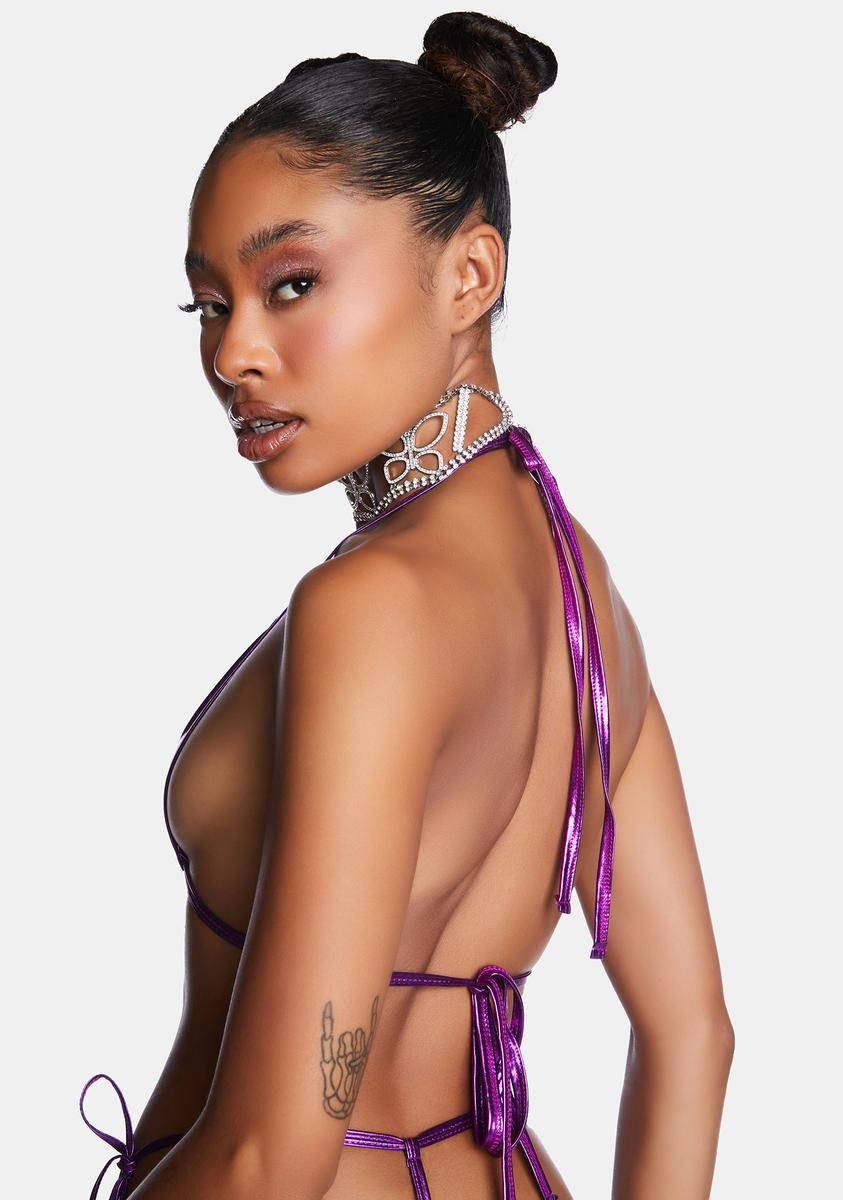 Make Them Flutter Lingerie Set sold by Dolls Kill product image thumbnail 4