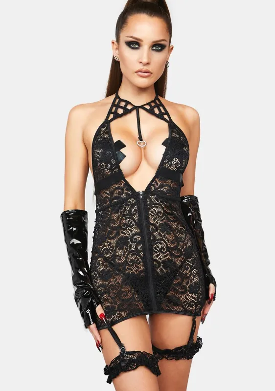 Bring Me There 3 Piece Lingerie Set sold by Dolls Kill