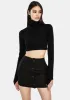 Here's To You Button Front Mini Skirt sold by Dolls Kill