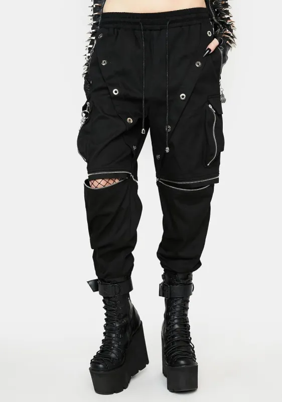 Two-Way Chain Punk Pants sold by Dolls Kill