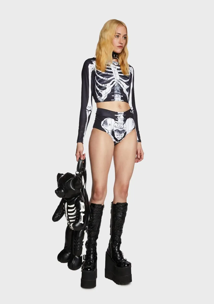 Skeleton Bikini Set sold by Dolls Kill product image thumbnail 5