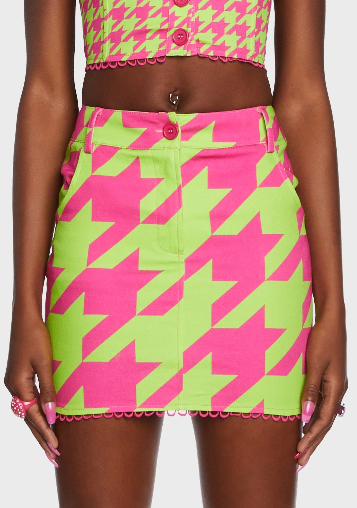 Friendly Fashionista Mini Skirt sold by Dolls Kill product image thumbnail 5
