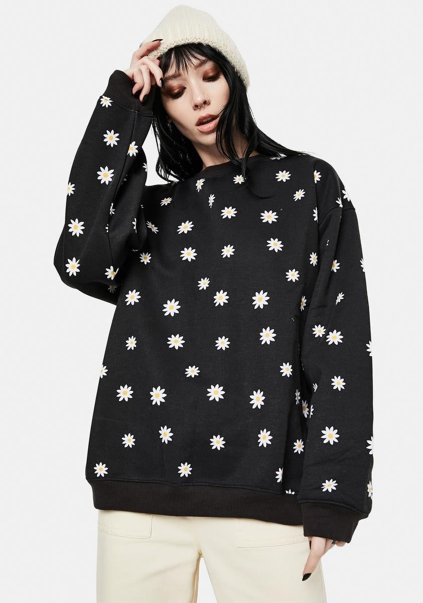 Taliya Daisy Print Sweatshirt sold by Dolls Kill