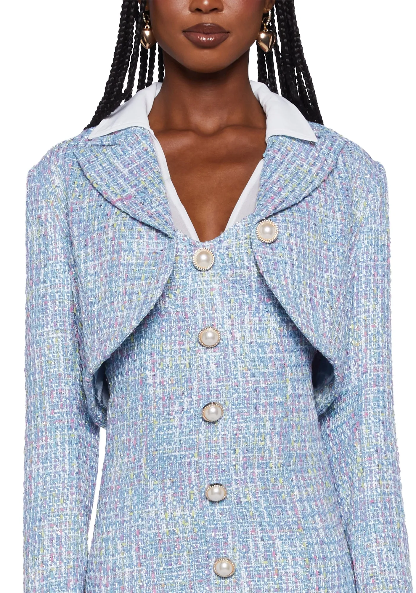 Best Dressed Cropped Jacket sold by Dolls Kill product image thumbnail 4
